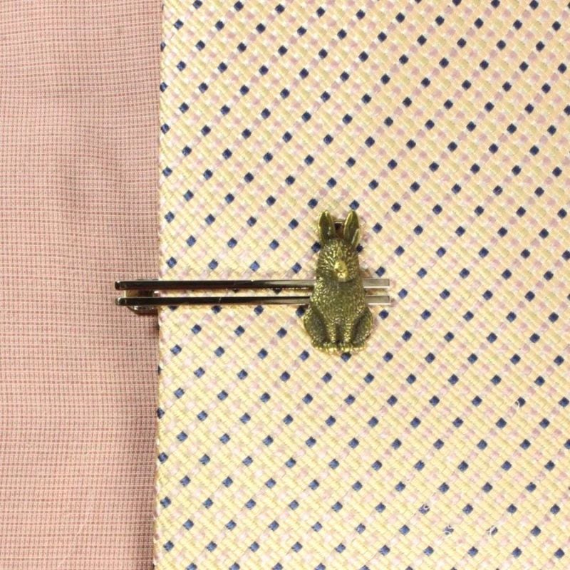 Rabbit Tie Clips