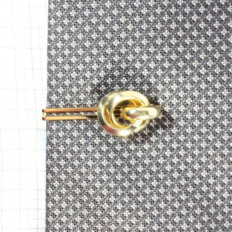 Double Ring Hoop Tie Clips