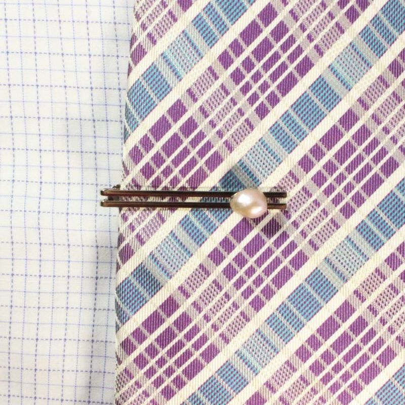 Freshwater Pearl Tie Clips