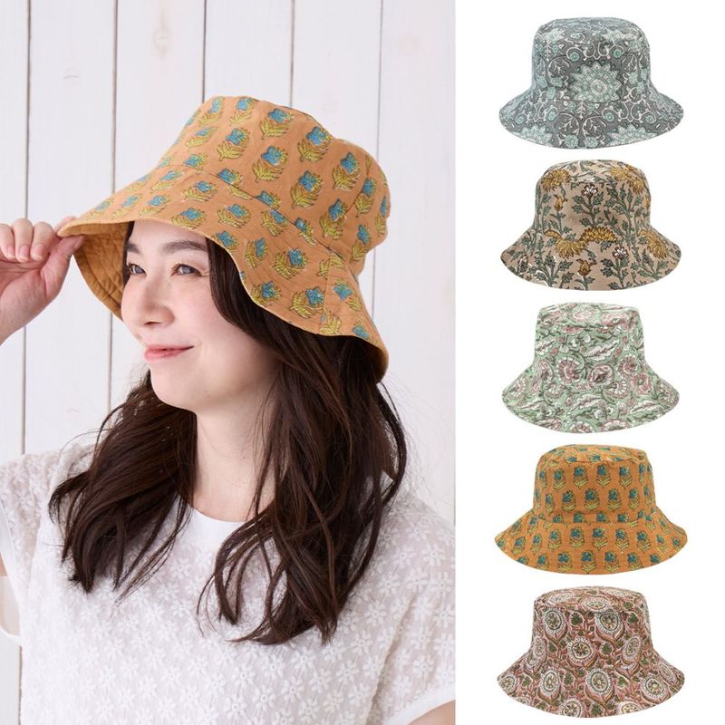 Block Printed Bucket Hats