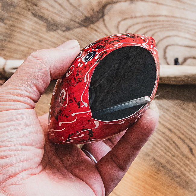 Indian Hand-painted Cow Bells with Jute Rope