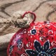 Indian Hand-painted Cow Bells with Jute Rope