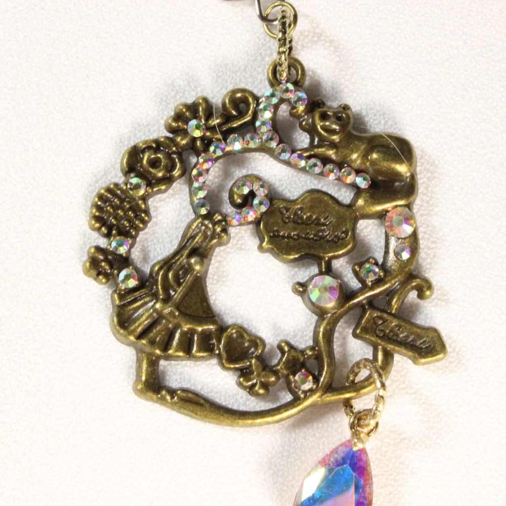 Alice's Adventures in Wonderland Earrings for pierced ears