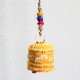 Indian Hand-painted Cow Bells with Jute Rope
