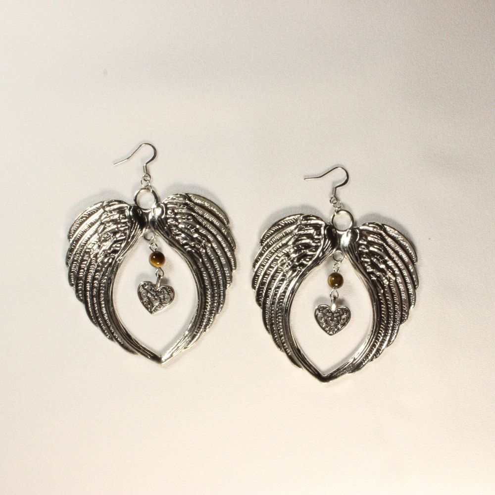 Wings Earrings for pierced ears