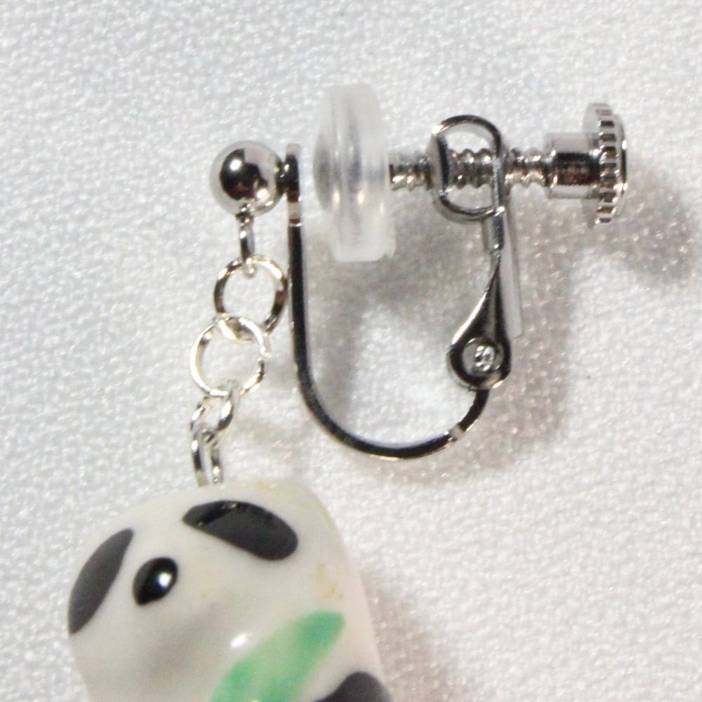 Panda Clip-on Earrings　