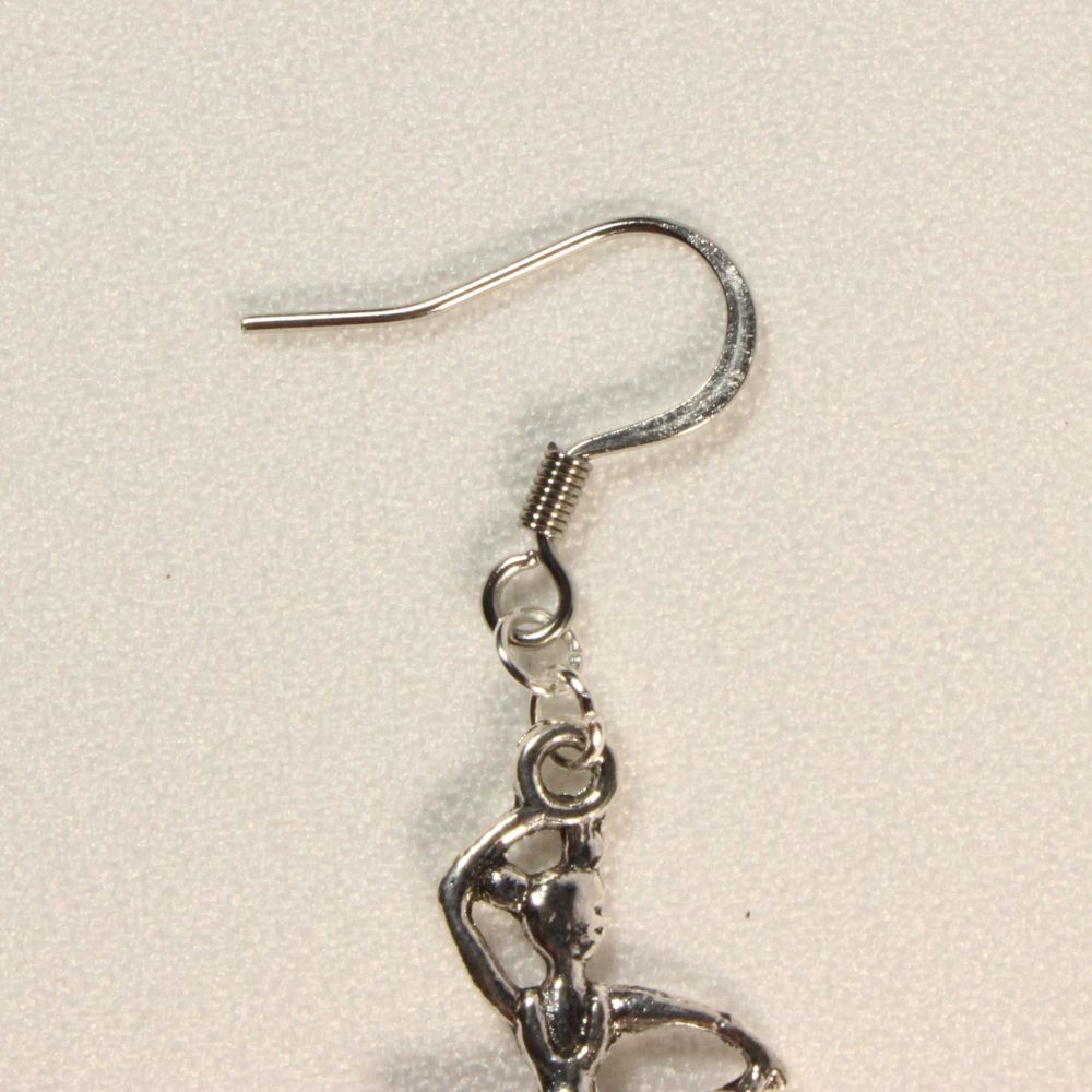 Ballerina Earrings for pierced ears