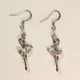 Ballerina Earrings for pierced ears