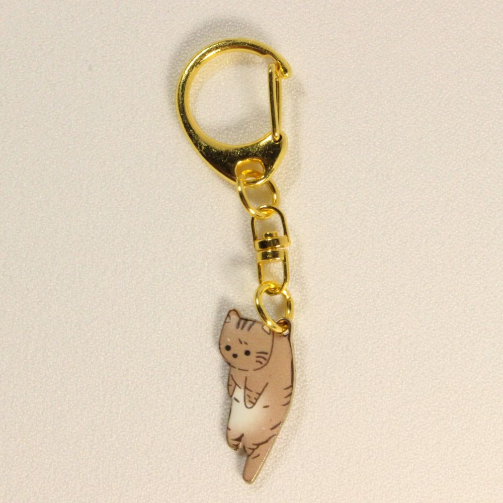Marmalade tabby Cat Keychains
