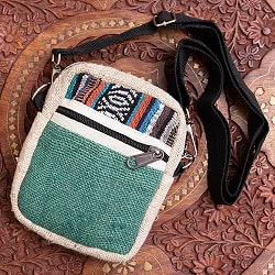 Hemp mini shoulder bag