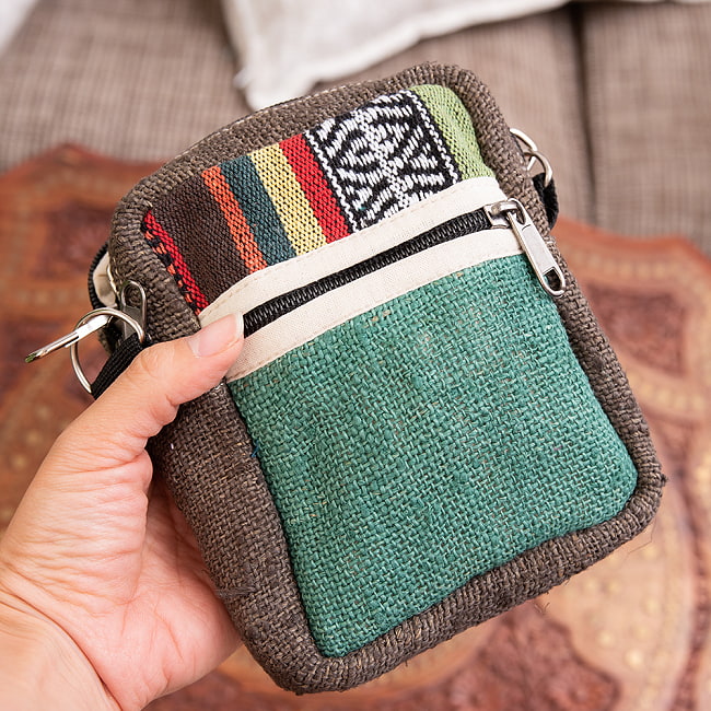 Hemp mini shoulder bag