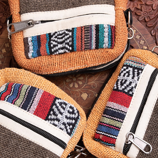 Hemp mini shoulder bag