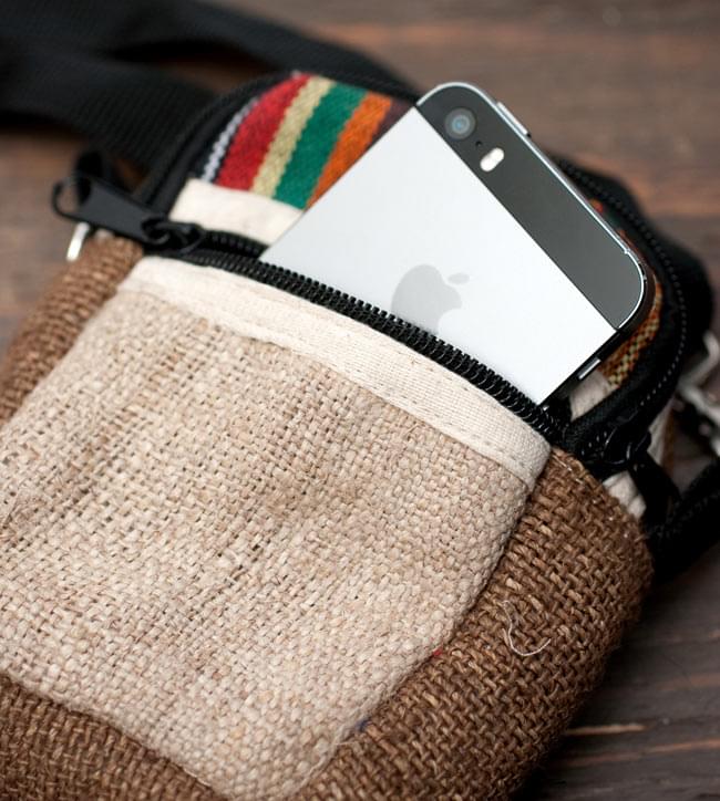 Hemp mini shoulder bag