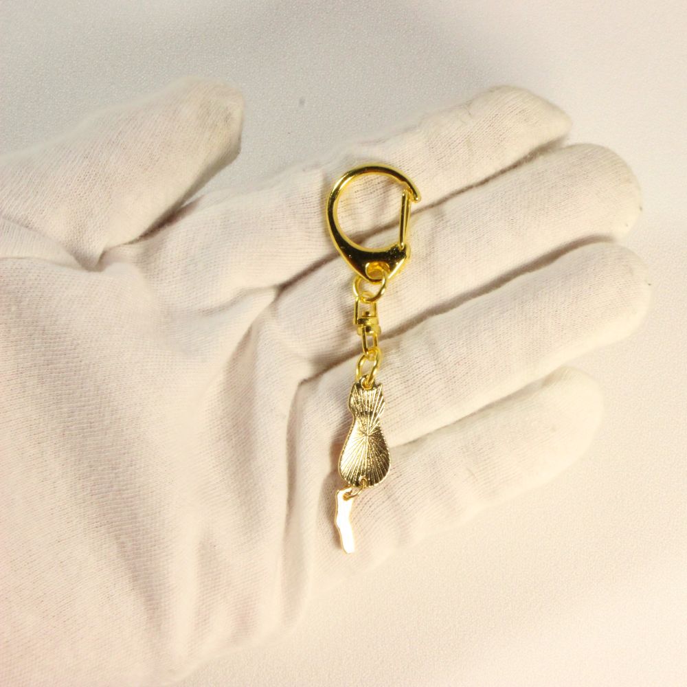 Silver Tabby Cat Keychains