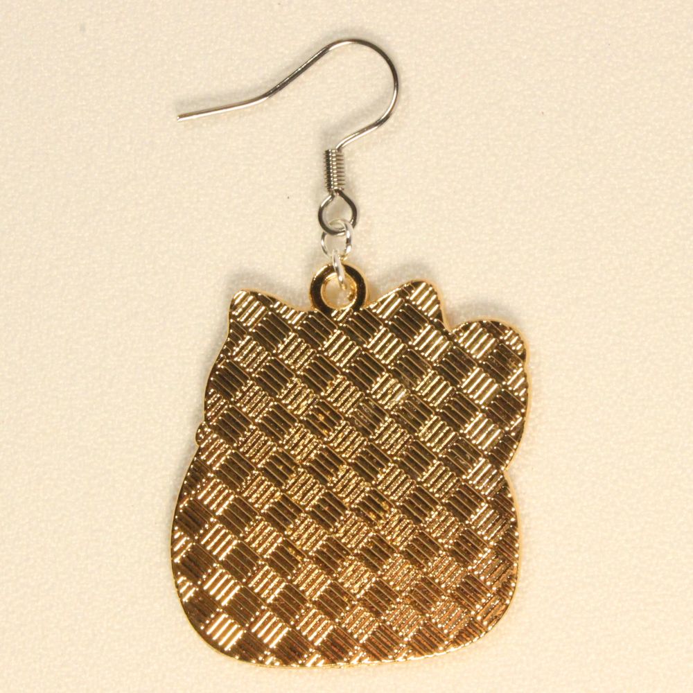 Maneki - neko Earrings for pierced ears