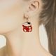 Maneki - neko Earrings for pierced ears
