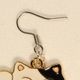 Maneki - neko Earrings for pierced ears