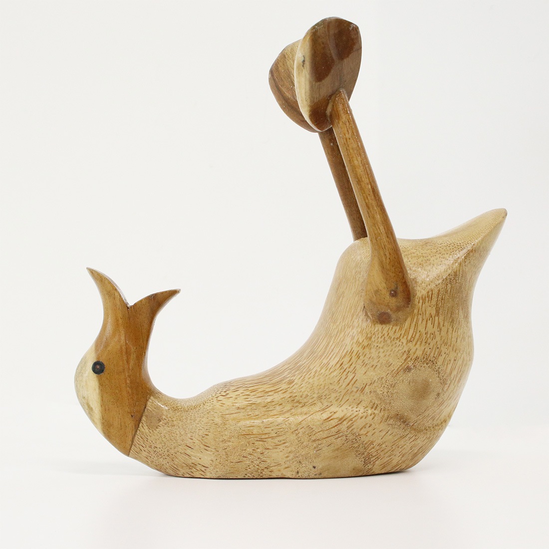Wooden Duck Wine Bottle Holder