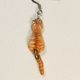 Cats Earrings with a dangling tail