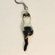 Cats Earrings with a dangling tail