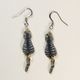 Cats Earrings with a dangling tail