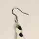 Cats Earrings with a dangling tail