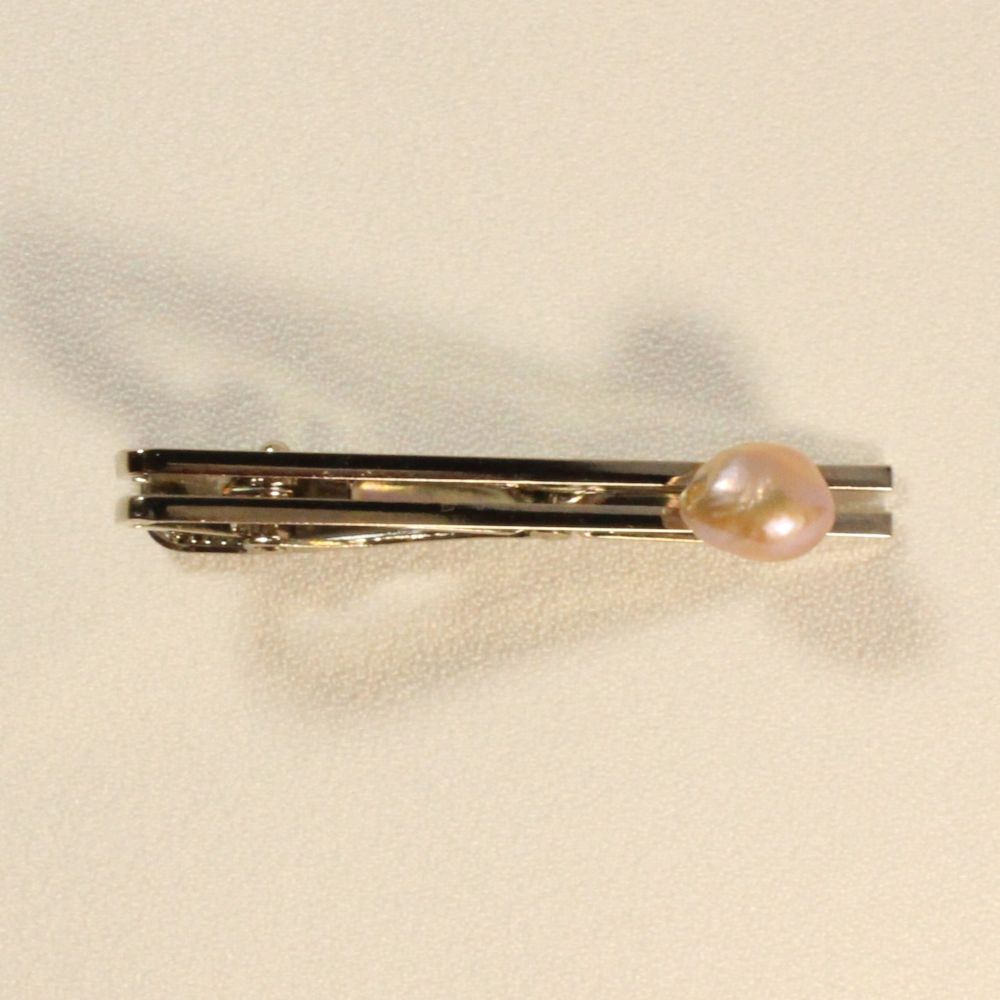 Freshwater Pearl Tie Clips