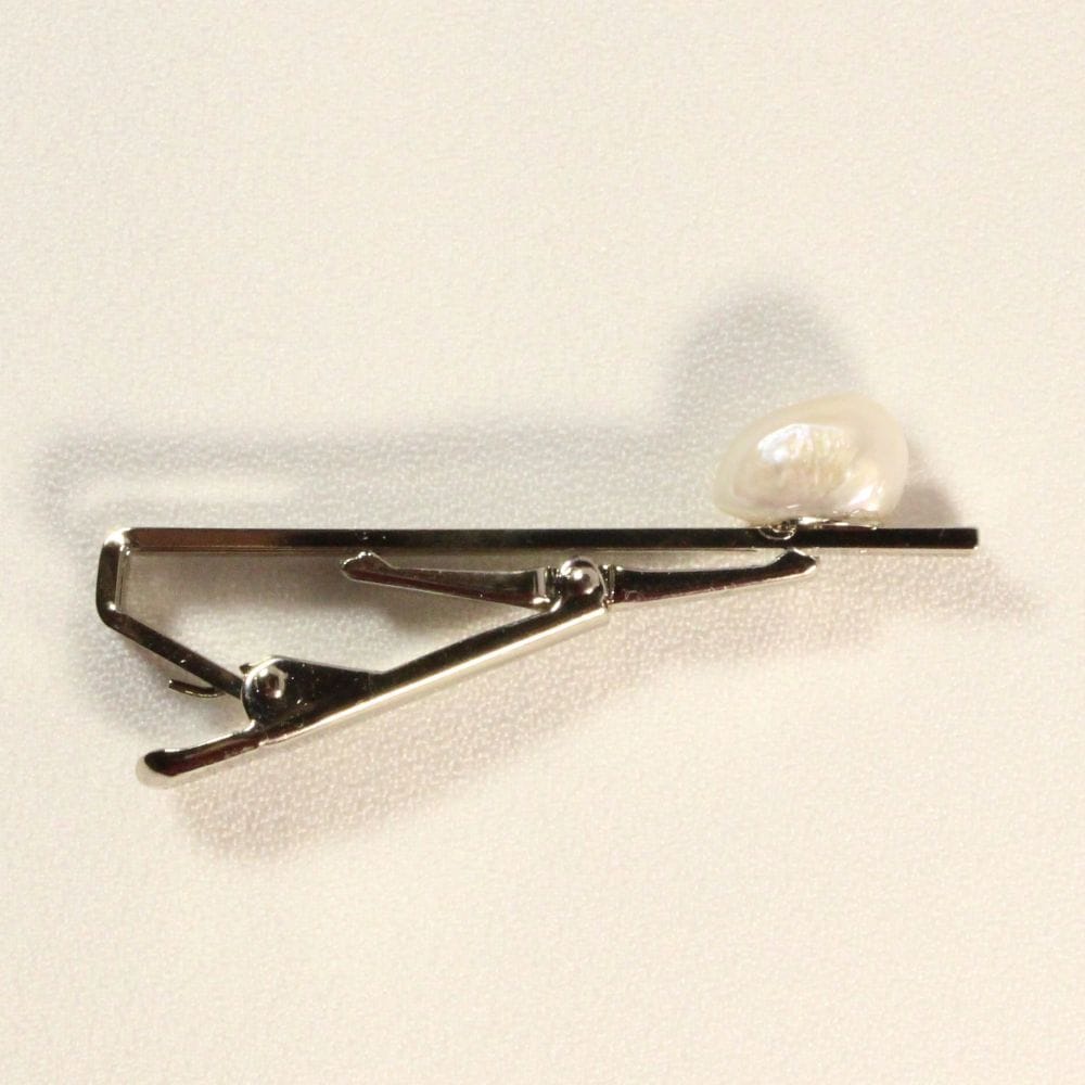 Freshwater Pearl Tie Clips