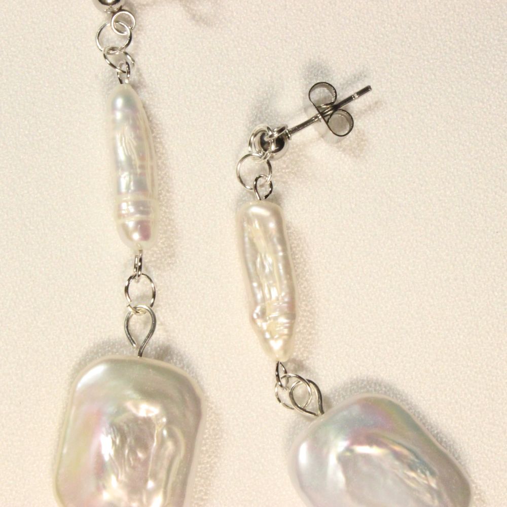 Freshwater Pearl Earrings for pierced ears
