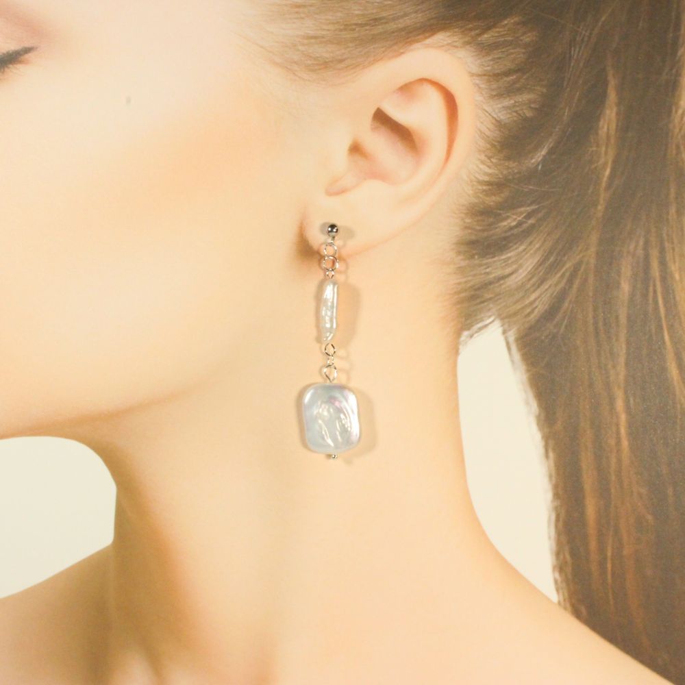 Freshwater Pearl Earrings for pierced ears