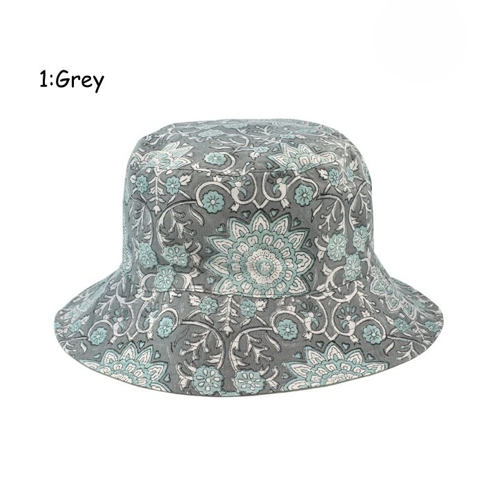 Block Printed Bucket Hats