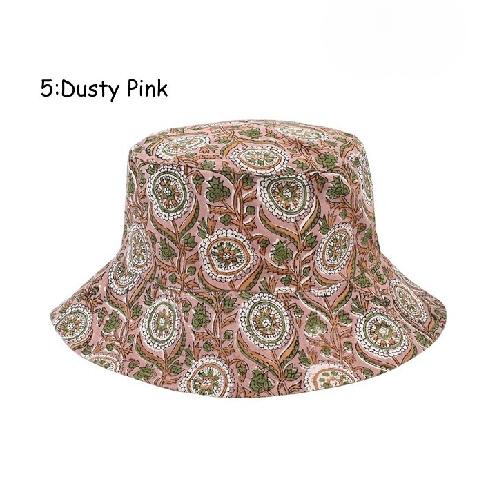 Block Printed Bucket Hats