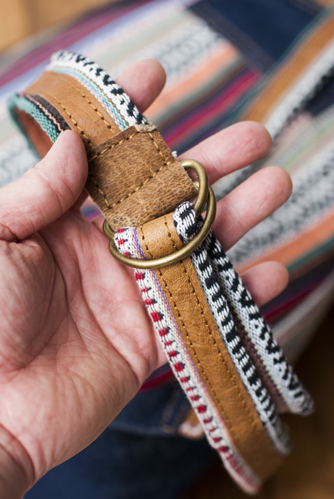 ネパールゲリとデニムのバックパック