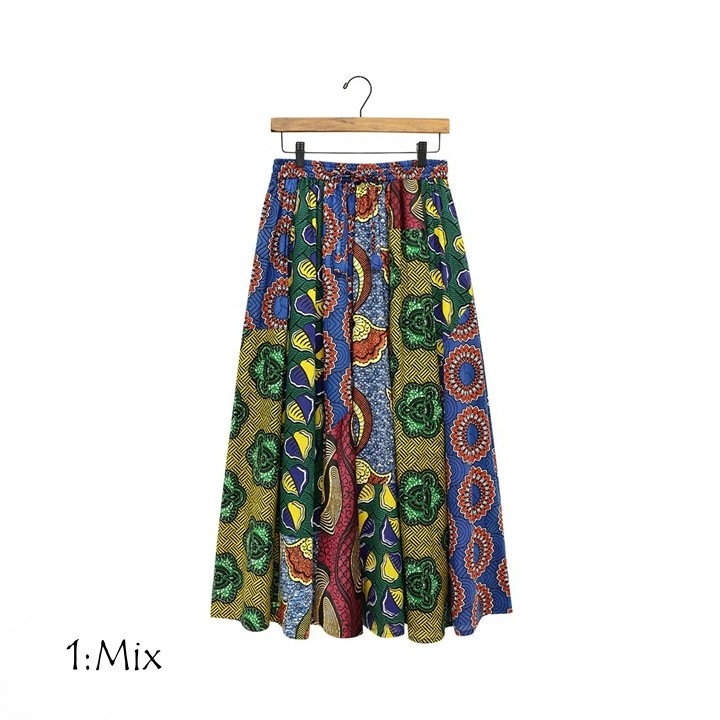 African print skirts