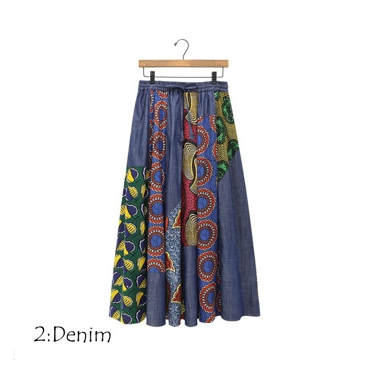 African print skirts