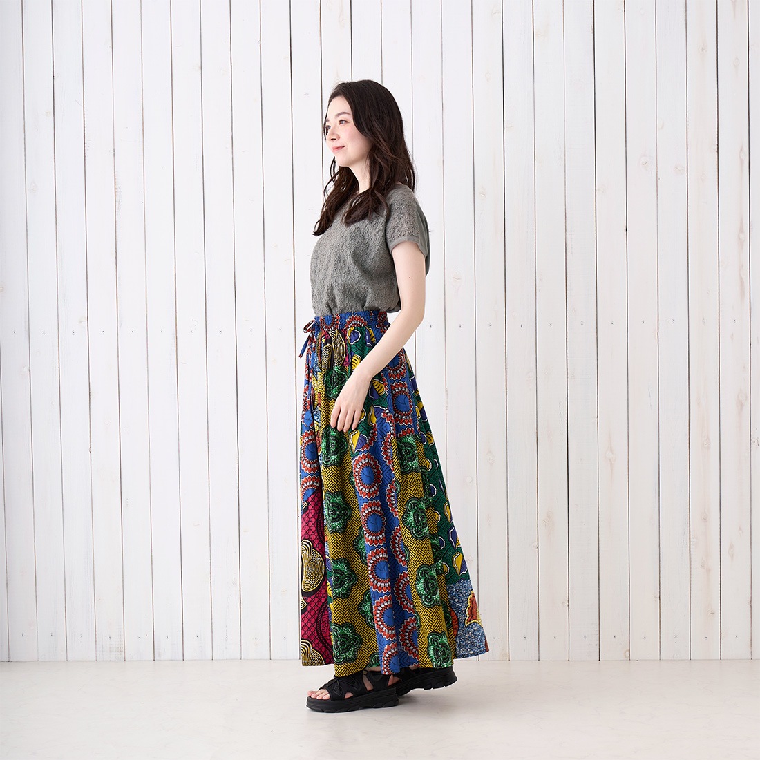 African print skirts