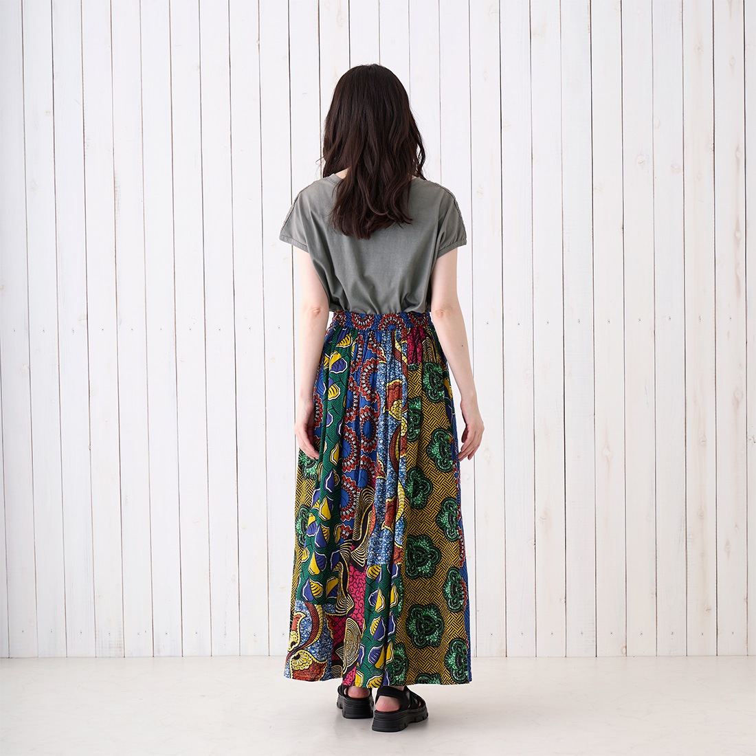 African print skirts