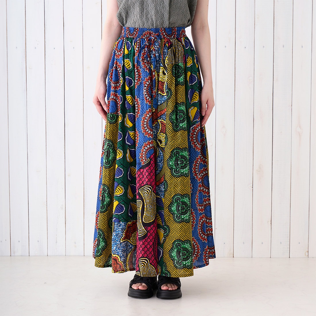African print skirts