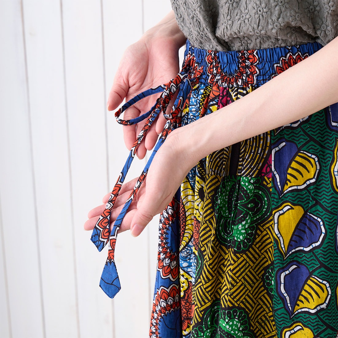 African print skirts