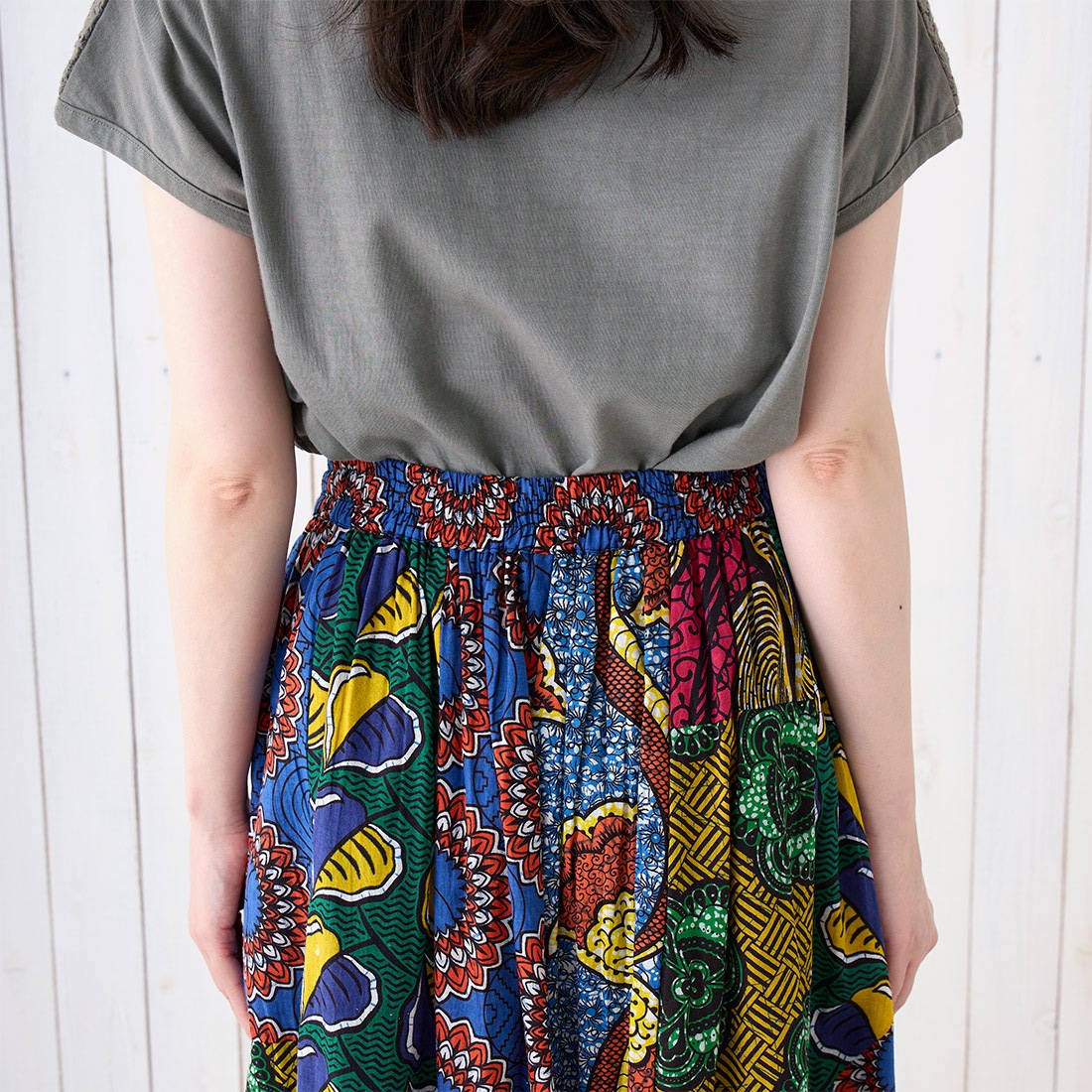 African print skirts