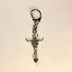 Gothic Bull Keychains with Tiger's eye