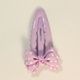Bow Hair Clips - Lavender