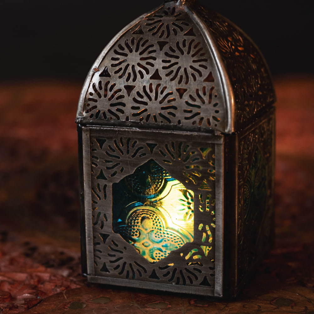 Moroccan style Openwork LED Candle Lantern