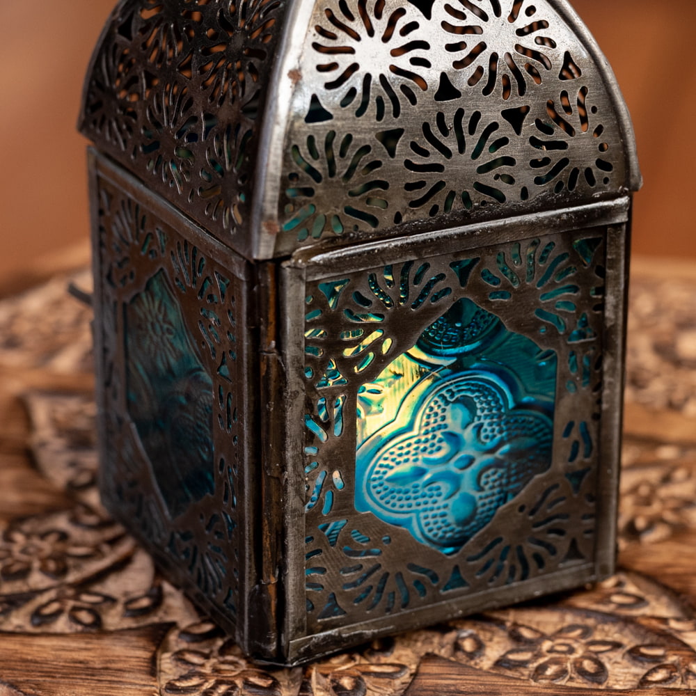Moroccan style Openwork LED Candle Lantern