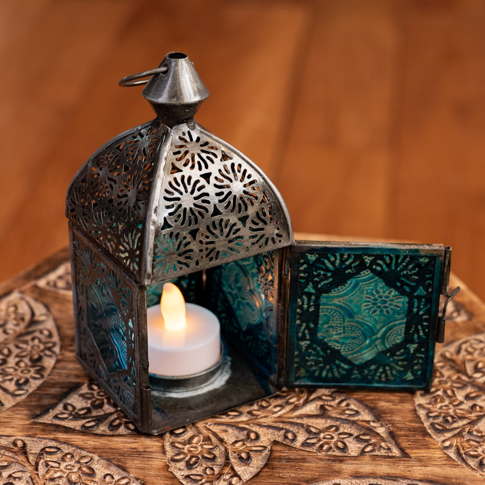 Moroccan style Openwork LED Candle Lantern