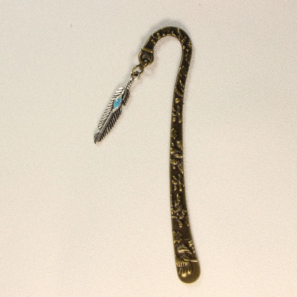 Metal Feather Bookmarks