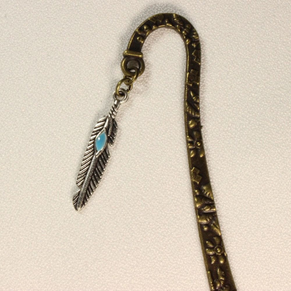 Metal Feather Bookmarks