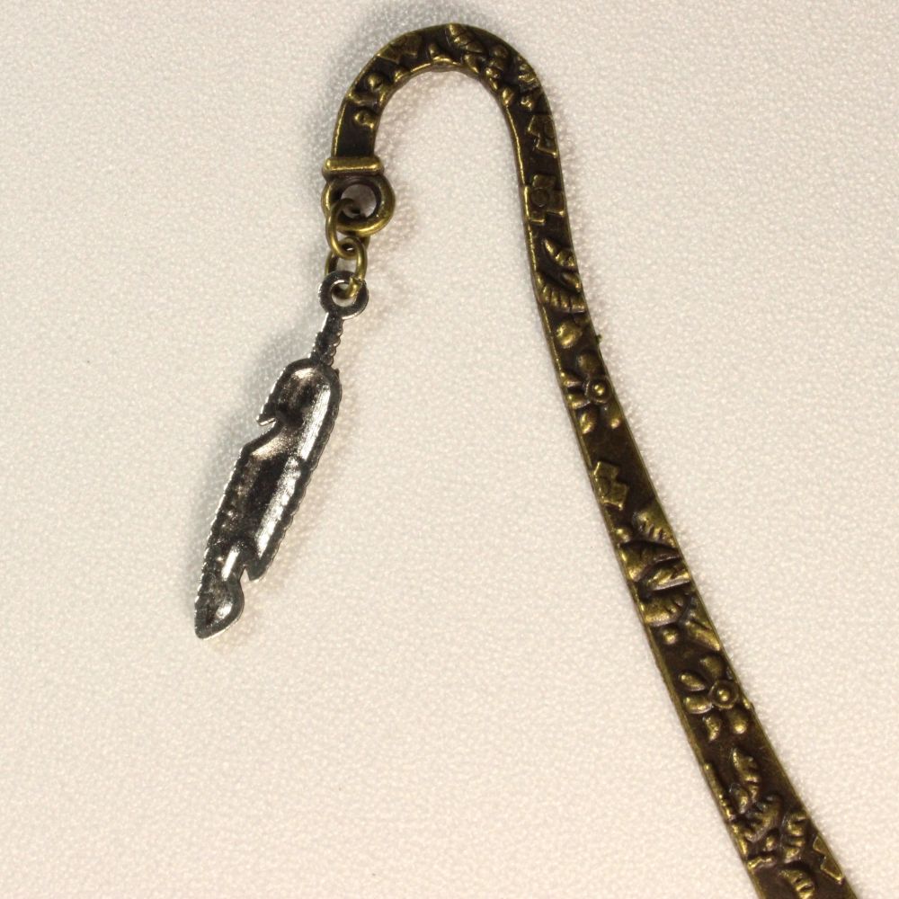 Metal Feather Bookmarks