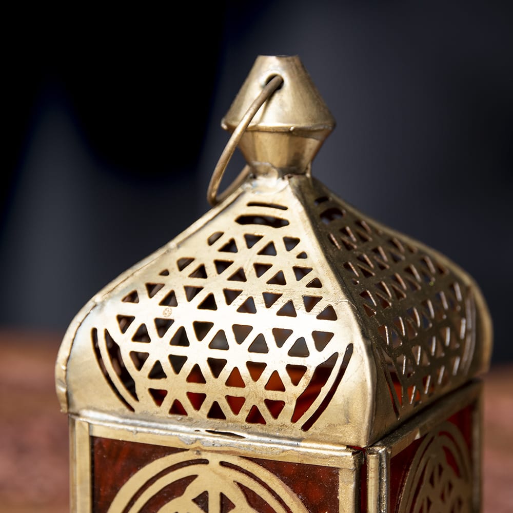 Moroccan style Openwork LED Candle Lantern