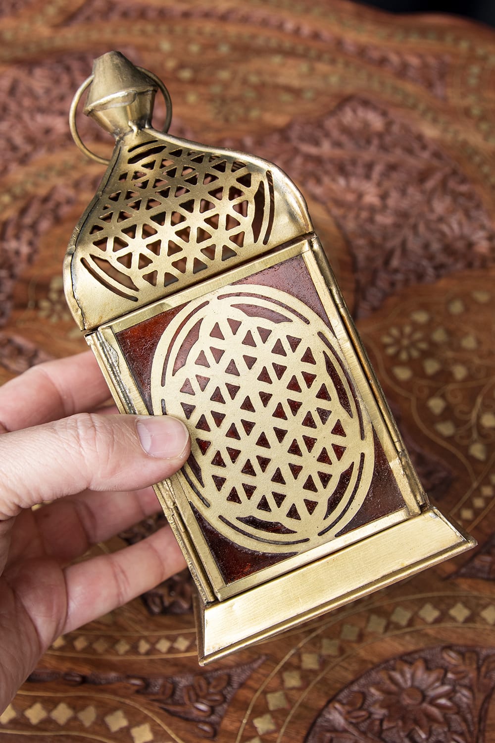 Moroccan style Openwork LED Candle Lantern